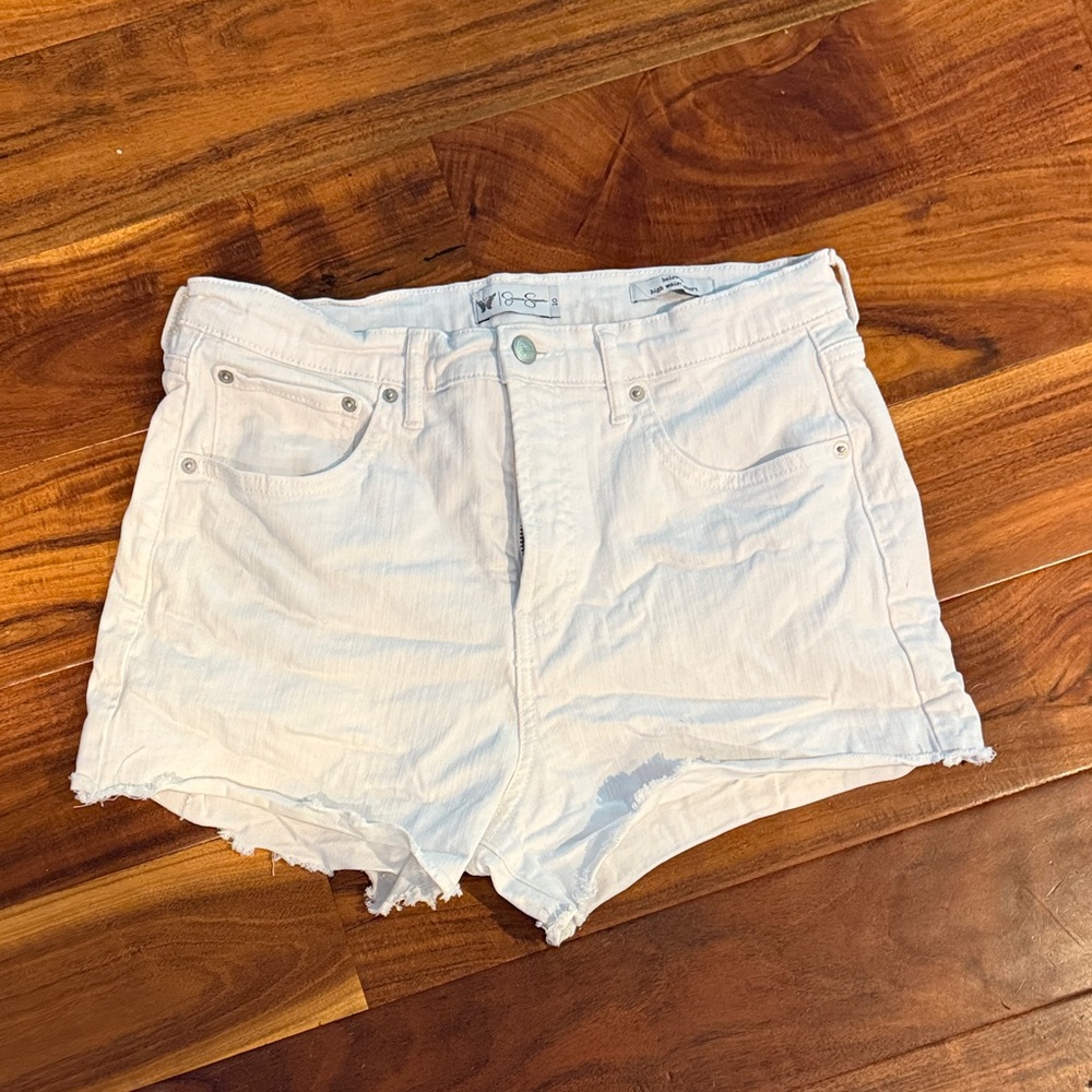 Jessica Simpson White Denim Jean Shorts for Women